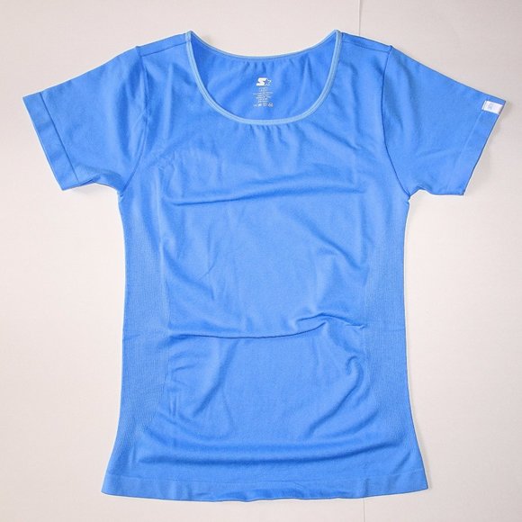 Starter Light Blue Athletic Tshirt - Picture 1 of 4